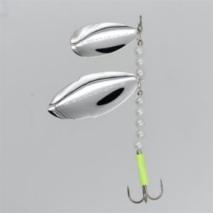 Double Blade Spinners  Silvertron Salmon Lures